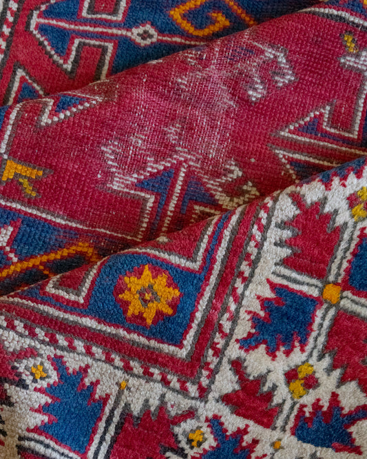 Handmade Vintage Persian Rug  157x110
