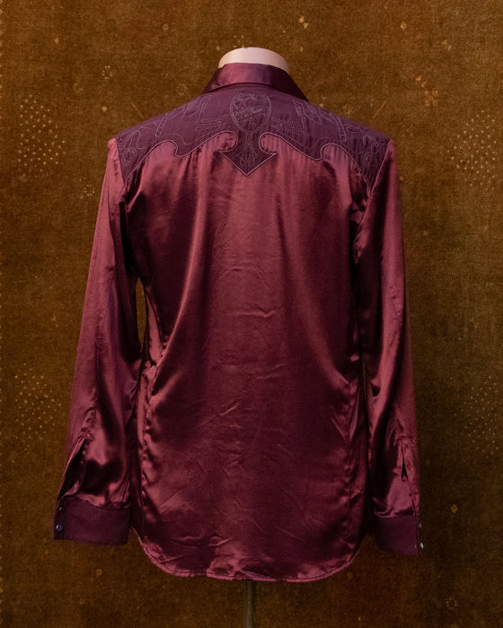 Diesel Shiny Satin Western Shirt