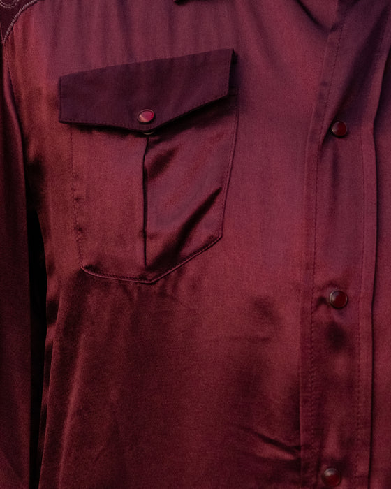Diesel Shiny Satin Western Shirt