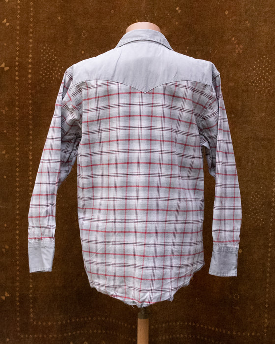Wrangler Long Sleeve Check Western Shirt