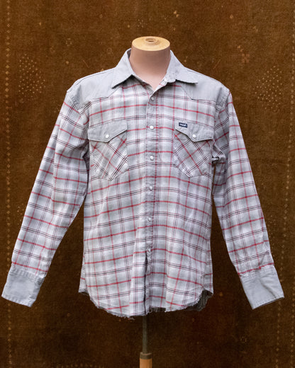 Wrangler Long Sleeve Check Western Shirt