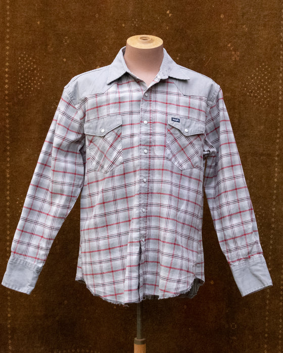 Wrangler Long Sleeve Check Western Shirt