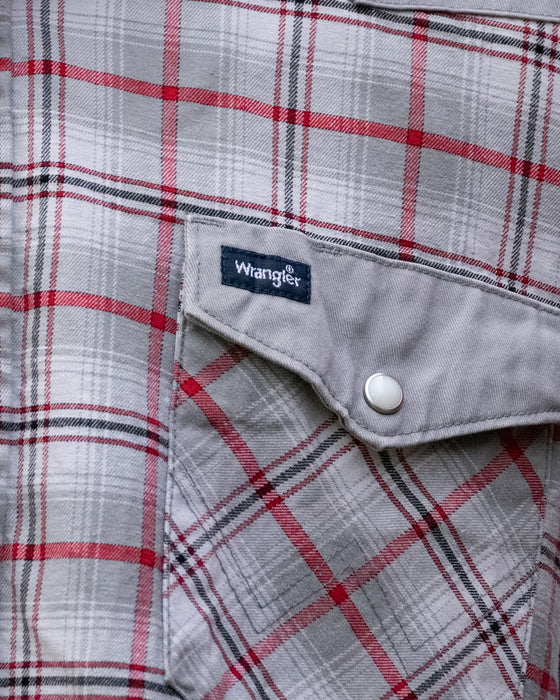 Wrangler Long Sleeve Check Western Shirt