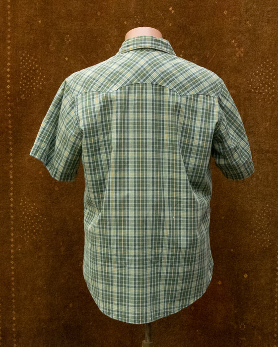 Wrangler Green Check Western Shirt