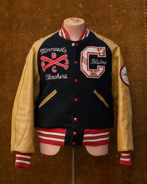 Vintage Clinchers Embroidered Bomber Jacket