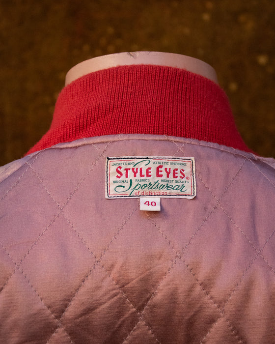 Vintage Clinchers Embroidered Bomber Jacket