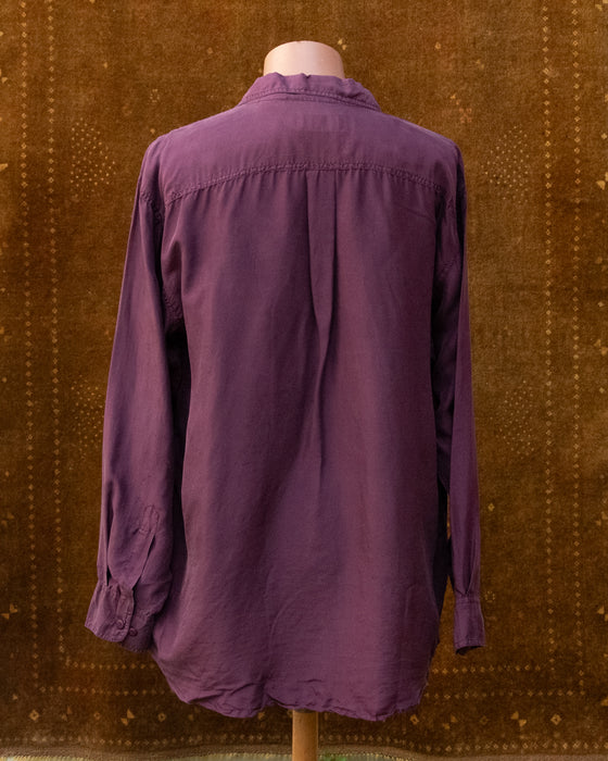 Vintage Purple SILK Shirt