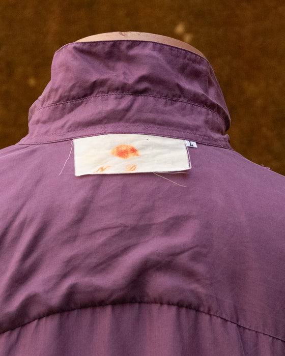 Vintage Mauve Long Sleeve SILK Shirt