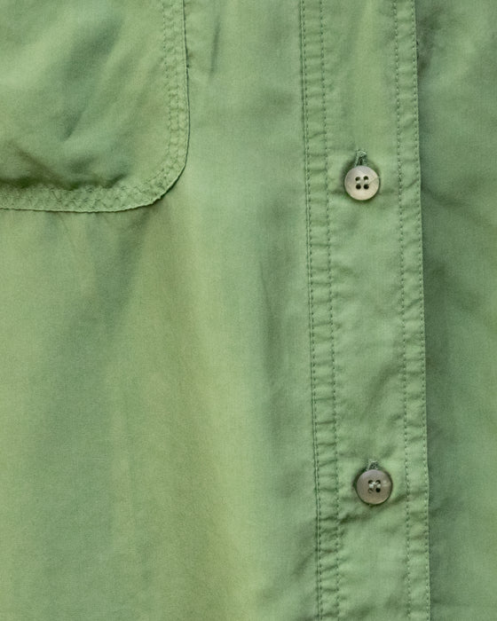 Retro Pale Green SILK Shirt