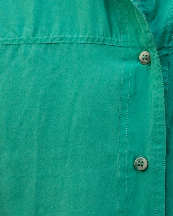 Retro Aqua SILK Shirt