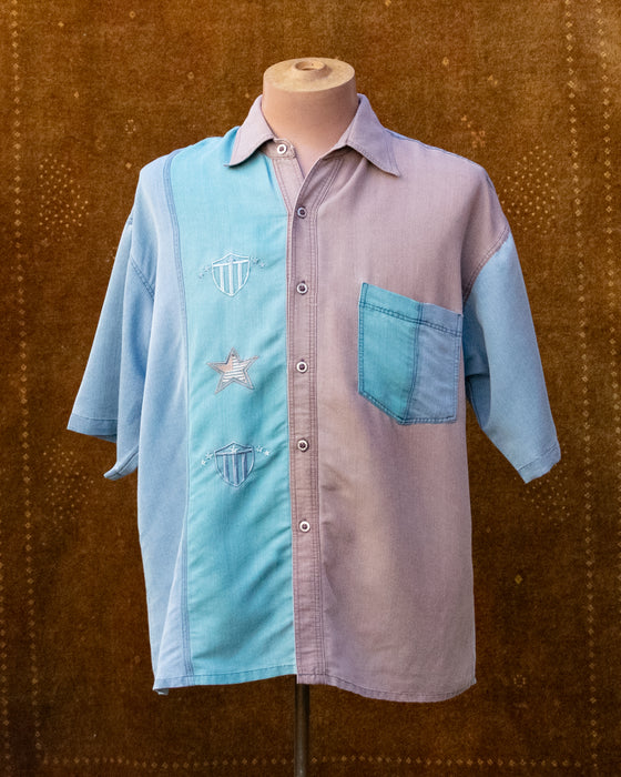Retro Colour Block Shirt