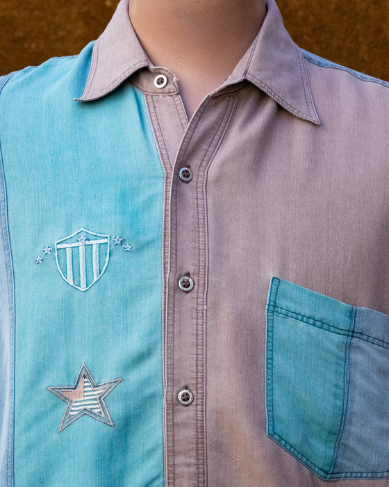 Retro Colour Block Shirt