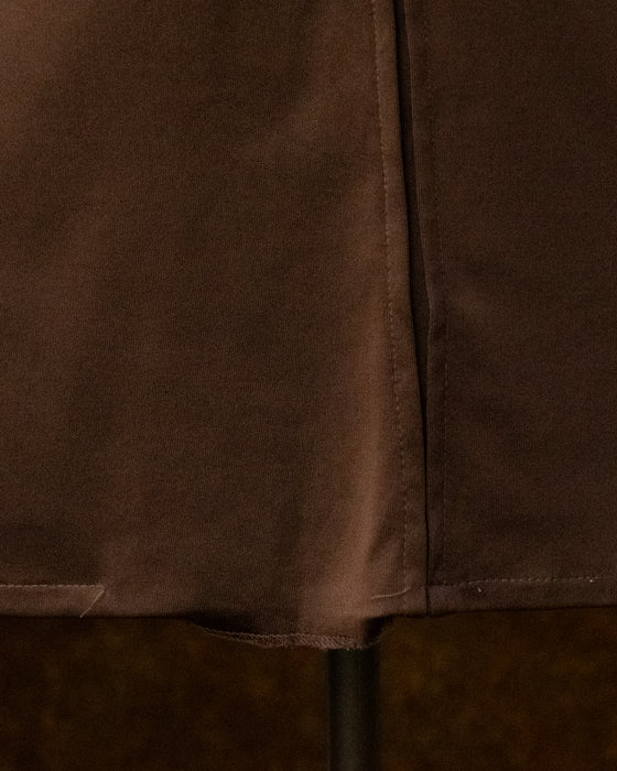 70s Brown Collared Shirt