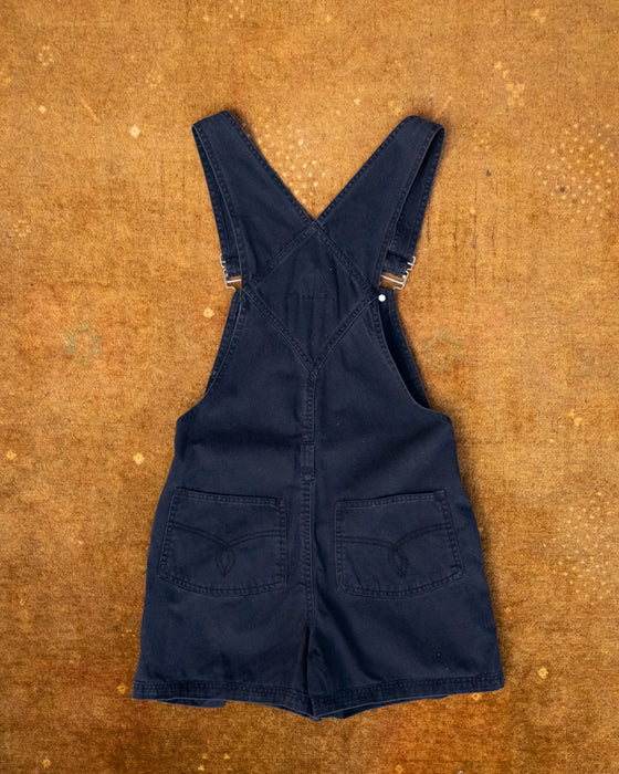 90s No Boundaries Black Overalls Short