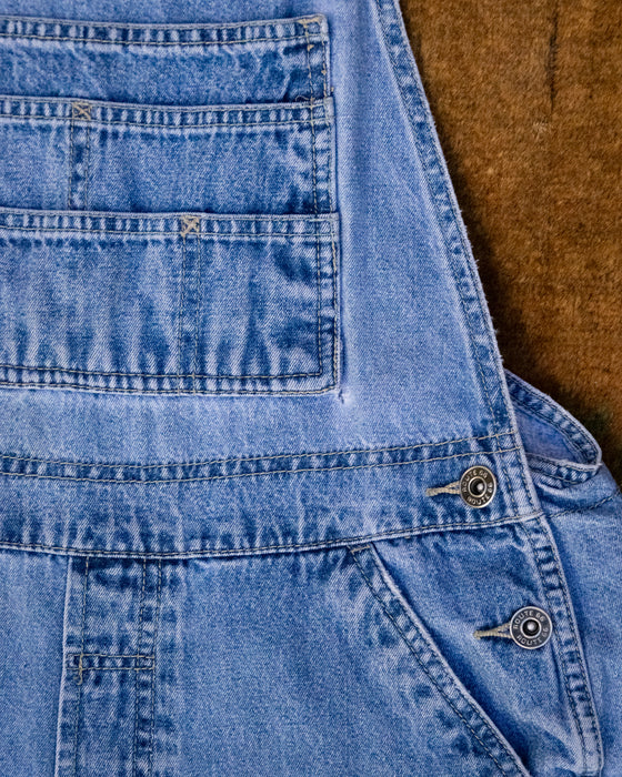 90s Route 66 Denim Overalls Short