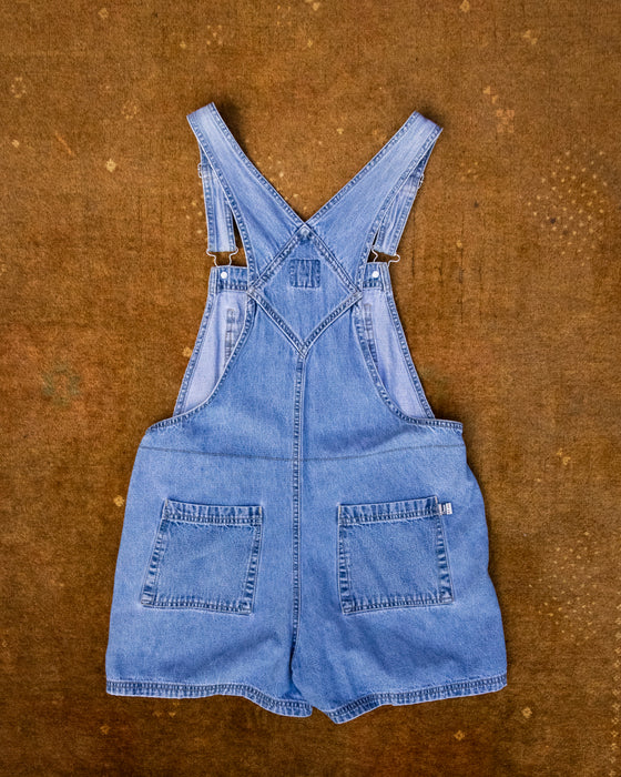 90s Route 66 Denim Overalls Short