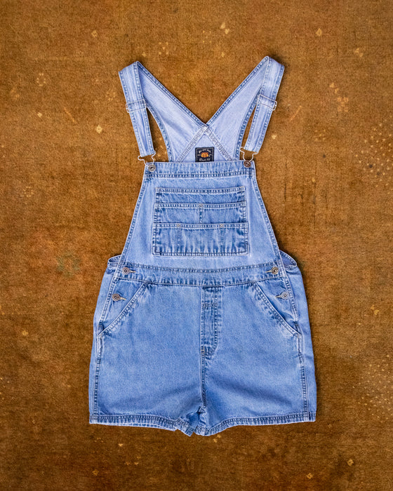 90s Route 66 Denim Overalls Short