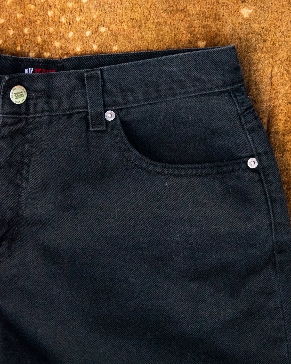 90s NY Jeans Black Denim Shorts