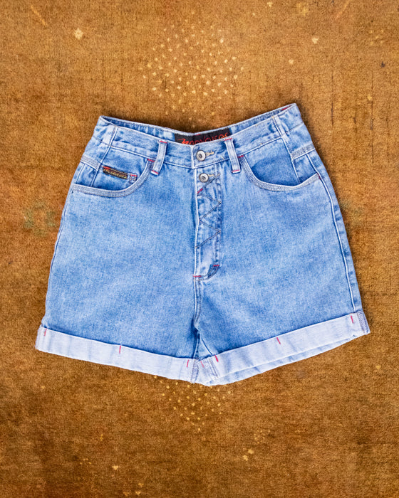 Retro No Excuses Denim Shorts