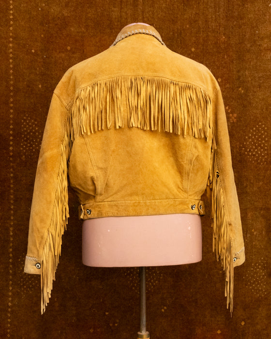 Vintage Diesel Suede Fringe Jacket
