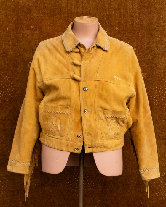 Vintage Diesel Suede Fringe Jacket