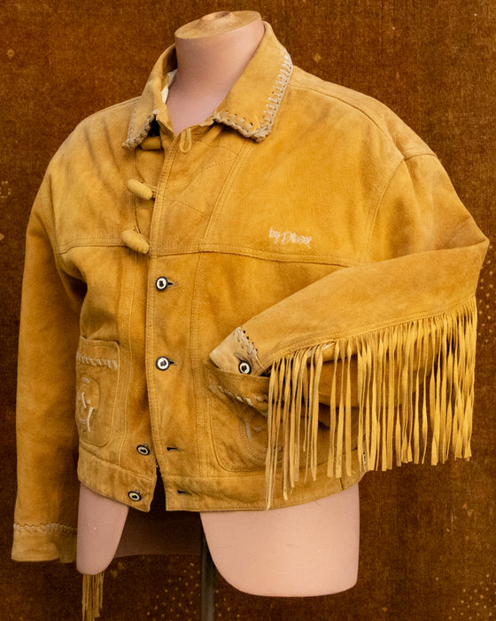 Vintage Diesel Suede Fringe Jacket