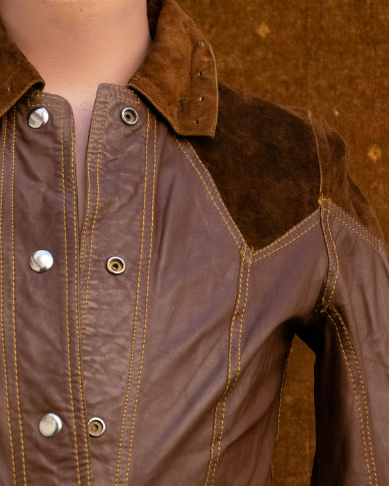 Vintage Reversible Suede Leather Jacket