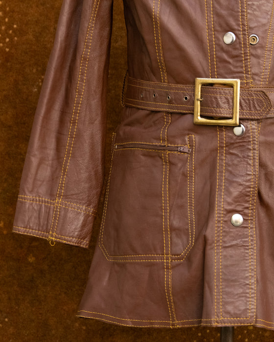 Vintage Reversible Suede Leather Jacket