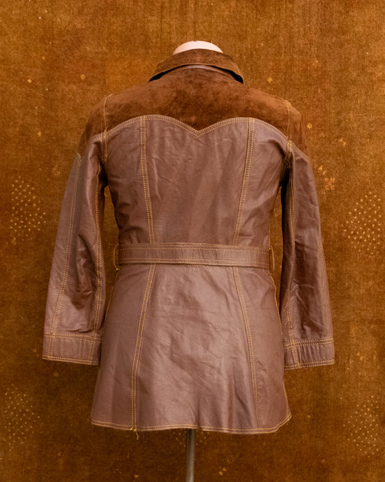 Vintage Reversible Suede Leather Jacket