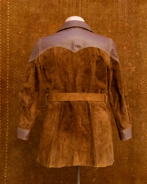 Vintage Reversible Suede Leather Jacket