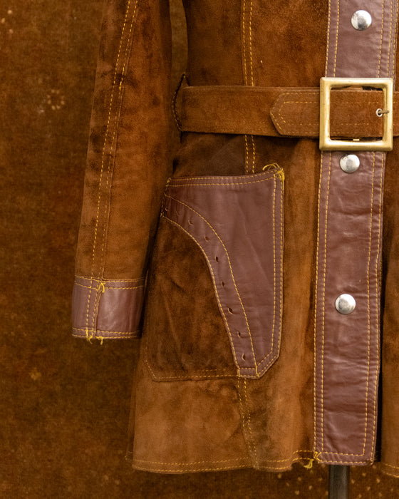 Vintage Reversible Suede Leather Jacket