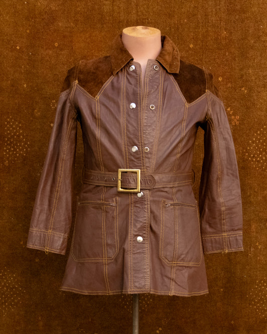 Vintage Reversible Suede Leather Jacket