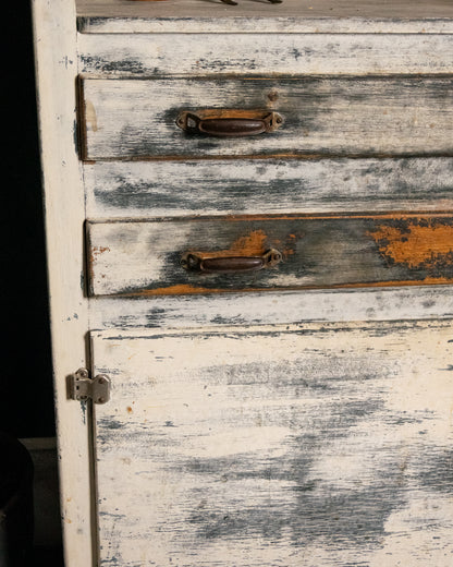 Antique Distressed Kitchen Dresser