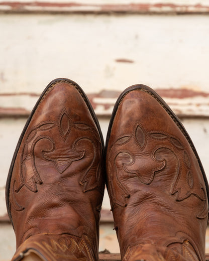 Chestnut Brown Cowboy Boots (M)10D