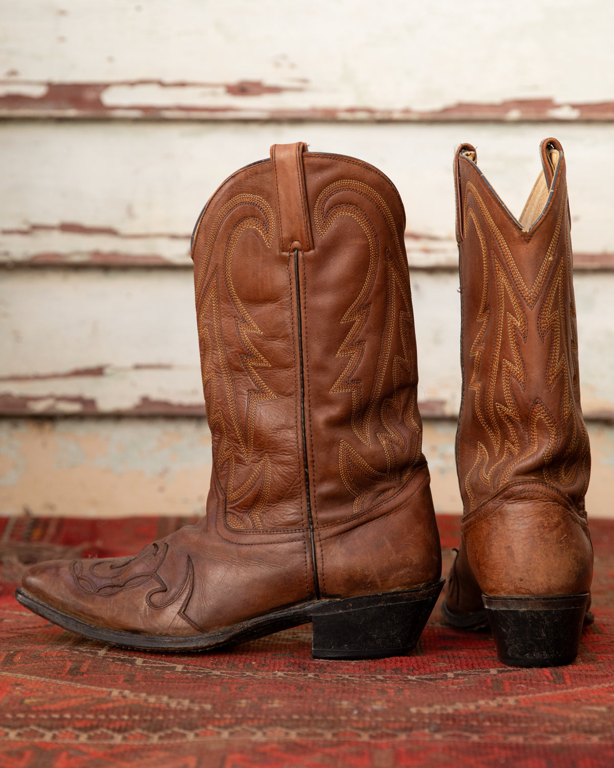 Chestnut Brown Cowboy Boots (M)10D