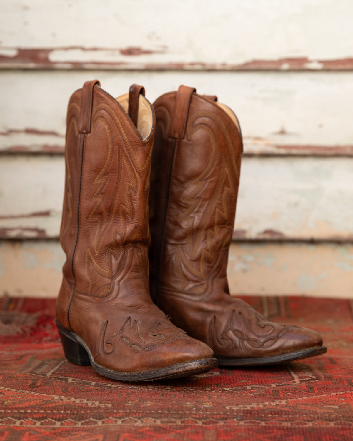 Chestnut Brown Cowboy Boots (M)10D