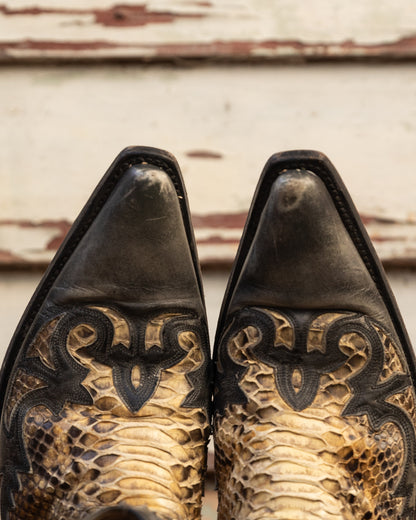 Sancho Abarca Python Cowboy Boots (M)10