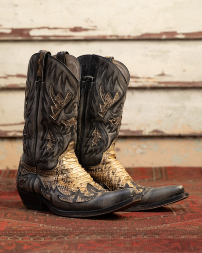 Sancho Abarca Python Cowboy Boots (M)10