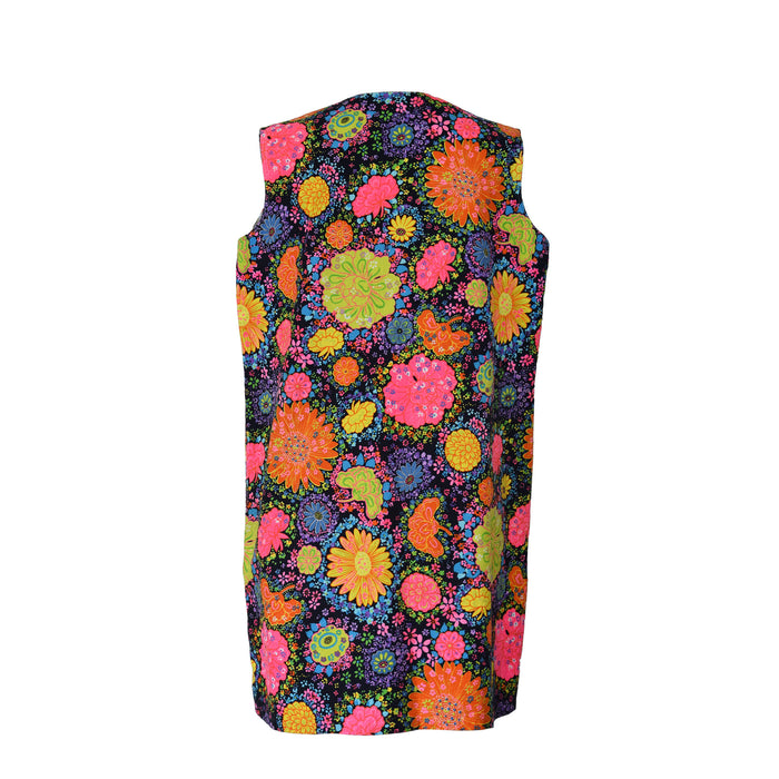 60s Psychedelic Shift Dress