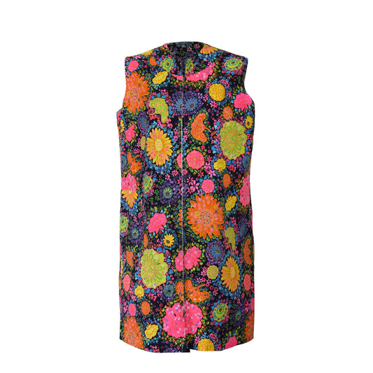 60s Psychedelic Shift Dress