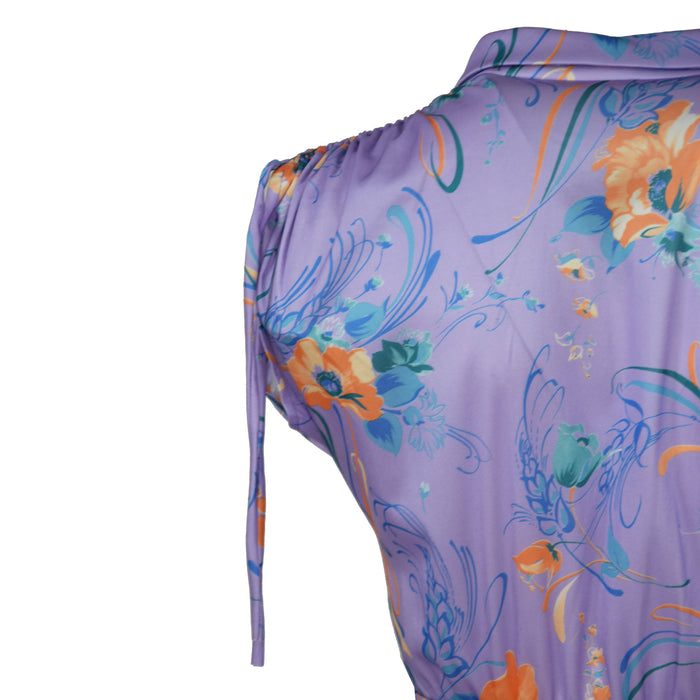 Vintage 70's Lilac Floral Dress