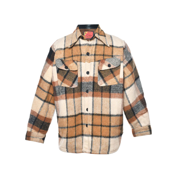 Vintage Faux Fur Lined Check Jacket