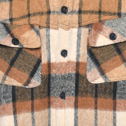 Vintage Faux Fur Lined Check Jacket
