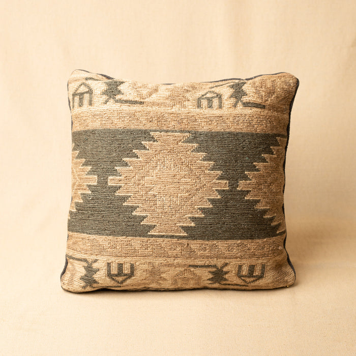 Handwoven Afghan Kilim Cushion