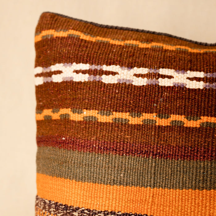 Handwoven Afghan Kilim Cushion