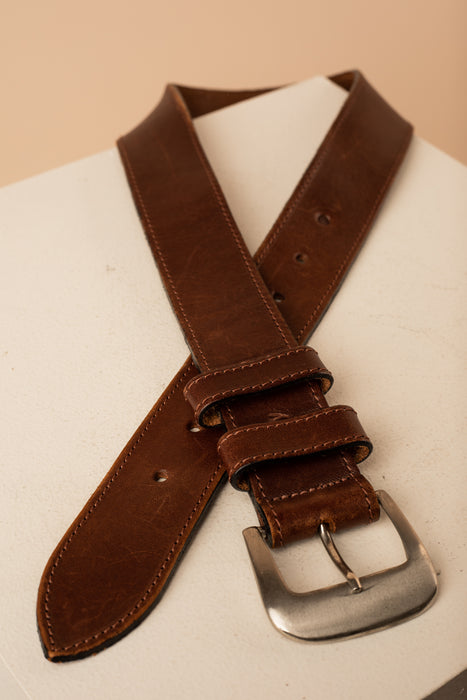 Vintage Classic Tan Leather Belt