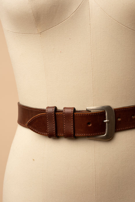 Vintage Classic Tan Leather Belt