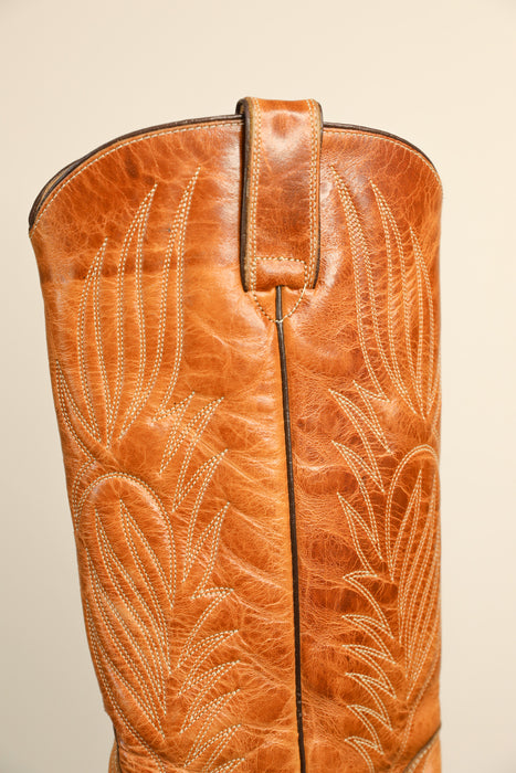 Tan Leather Cowboy Boots 8.5W