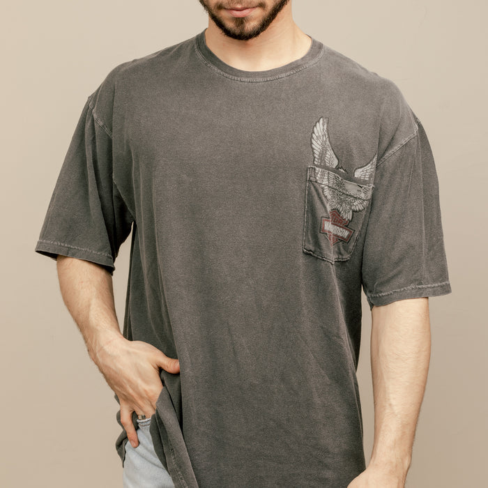 HARLEY DAVIDSON Twin Cities Wash Black Tee