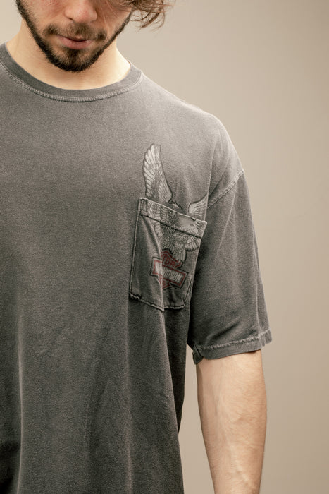 HARLEY DAVIDSON Twin Cities Wash Black Tee